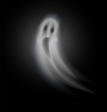 Ghost of Halloween Poltergeist Isolated Vector
