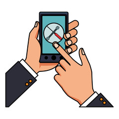 smartphone assistance icon