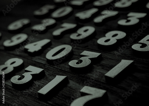 Background Of Numbers From Zero To Nine With Background Of Numbers From Zero To Nine With Texture Mathematics Concept