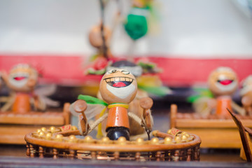 Wooden dummy playing