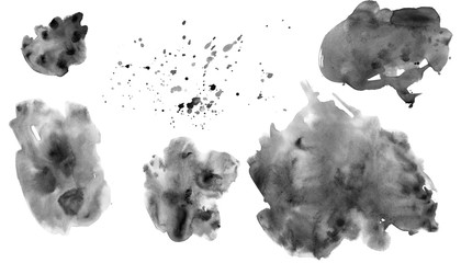 Set of Watercolor spots