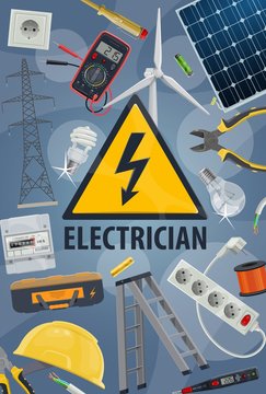 Electric service, electricity equipments and tools