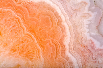 orange color agate mineral structure