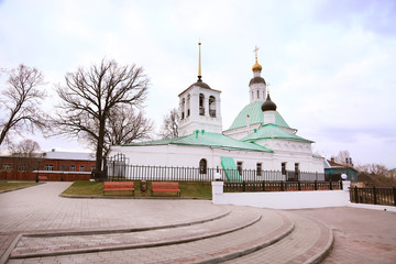 Savior Transfiguration orthodox  Church in Vladimir. The building was built in the XII century. Russia