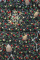 Sapin de Noël décoré