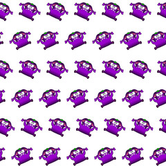 Purple gremlin - sticker pattern 12