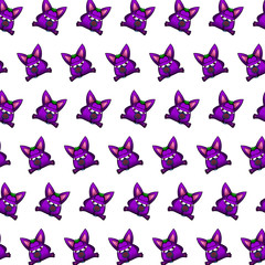 Purple gremlin - sticker pattern 21