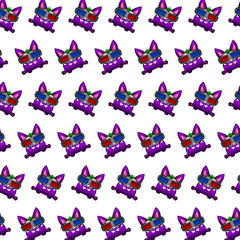 Purple gremlin - sticker pattern 22