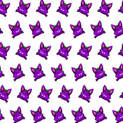 Purple gremlin - sticker pattern 23