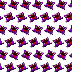 Purple gremlin - sticker pattern 37
