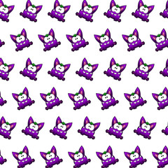 Purple gremlin - sticker pattern 40