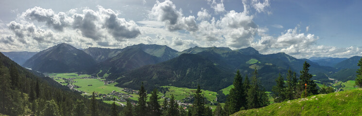 Bergpanorama Österreich