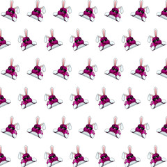 Ninja rabbit - sticker pattern 19