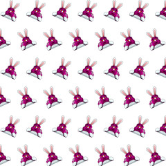 Ninja rabbit - sticker pattern 20