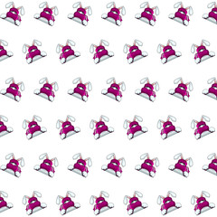 Ninja rabbit - sticker pattern 25