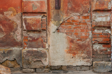 old red wall