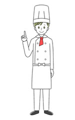 コックさんのイラスト