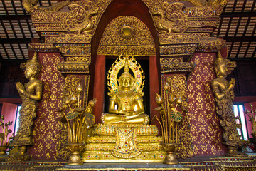 Golden Buddha statue