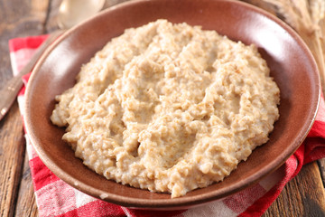 oatmeal, bowl of porridge