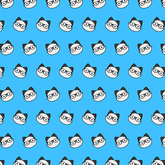 Street cat - emoji pattern 78