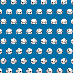 Seal - emoji pattern 68