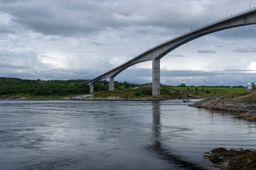 Bridge over Saltstraumen from North East.