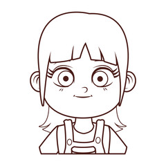 cute girl body cartoon