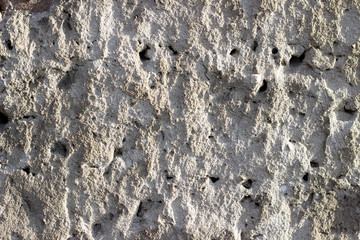 Plaster wall texture deteriorated aged old