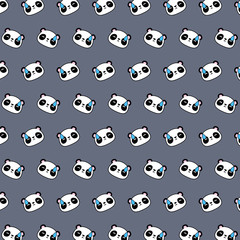 Panda - emoji pattern 42