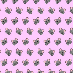 Mouse - emoji pattern 10