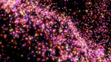 Background of multi-colored circles. Abstract background pattern.