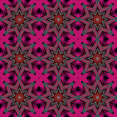 Seamless background pattern with a variety of multicolored lines.