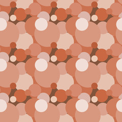 Seamless background pattern with various colored circles.