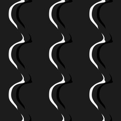 Seamless pattern background with multi-colored wavy lines.