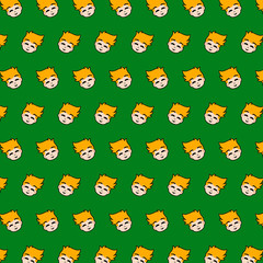 Little boy - emoji pattern 18