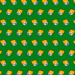 Little boy - emoji pattern 33