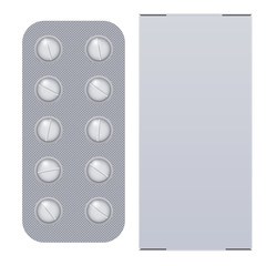 Tablet Blister and Blank Box