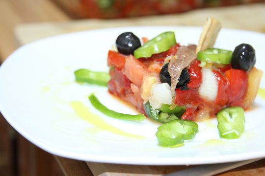 Esqueixada,plato catal&aacute;n 
