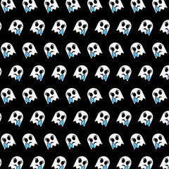 Ghost - emoji pattern 54