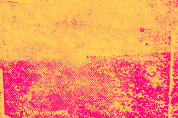 pink coral and orange paint brush strokes background 