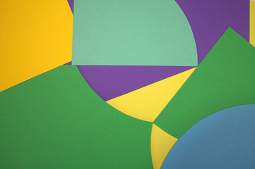 Cut paper. Ecology logo, purity of nature.Clean seas, oceans, forests, rivers, air.