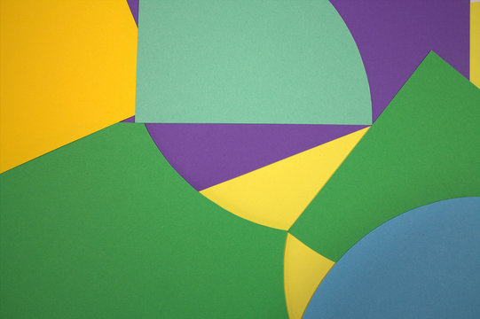 Cut paper. Ecology logo, purity of nature.Clean seas, oceans, forests, rivers, air.