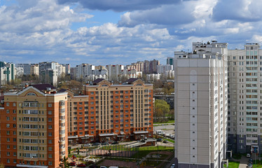 sleeping area in Zelenograd administrative district Moscow, Russia