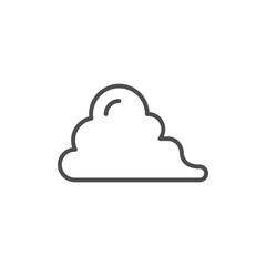 Cloud line icon