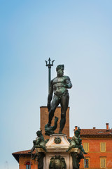 Fototapeta premium Fountain of Neptune Bologna, Italy