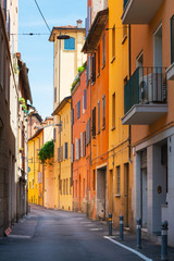 Street view of downtown Bologna, Italy © ilolab