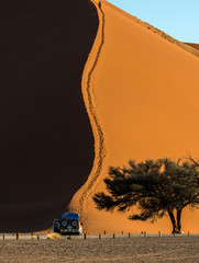 Tour at the Dunes at Sossusvlei, Namibia