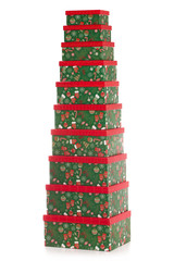 Stack of Christmas presents