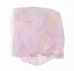 raw morganite (vorobievite, pink beryl) stone