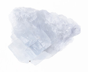 raw crystalline magnesite stone on white